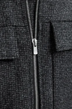 Jack & Jones Jakke jprBlurussel Wool Blend Jacket SN Charcoal gray Discount