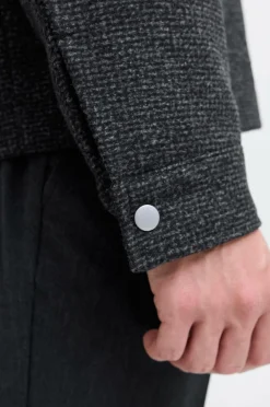 Jack & Jones Jakke jprBlurussel Wool Blend Jacket SN Charcoal gray Discount