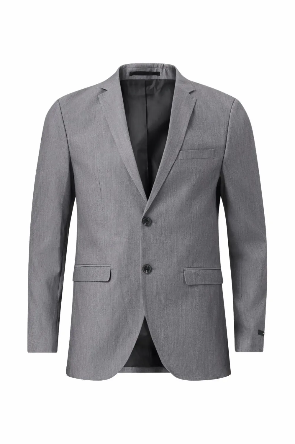 Jack & Jones Blazere & Jakkesæt>Jakkesæt jprFranco Suit Light Grey Melange SUPER SLIM FIT