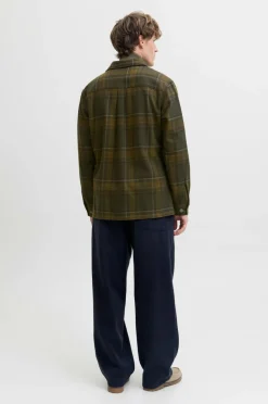 Jack & Jones Overskjorte jprRayle Melange Check Peat