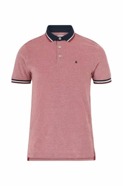 Jack & Jones Poloshirt jjePaulos Polo 2-pak Rio Red 1Rio Red 1Denim Blue Clearance