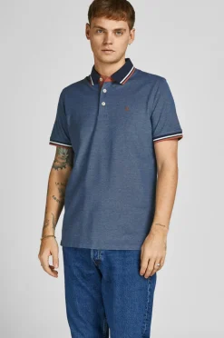 Jack & Jones Poloshirt jjePaulos Polo 2-pak Rio Red 1Rio Red 1Denim Blue Clearance