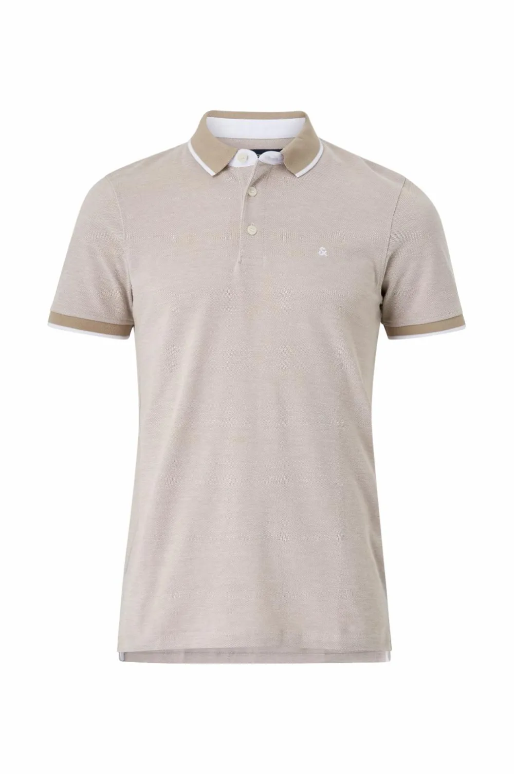 Jack & Jones Poloshirts>Poloshirt jjePaulos Polo SS Crockery slim fit