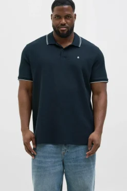 Jack & Jones Poloshirts>Poloshirt jjeAustin Polo SS Noos Pls Sky captain