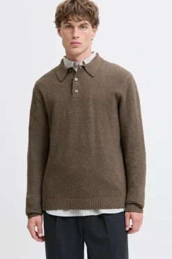 Jack & Jones Trøjer>Pullover jprblaMaverick Knit Pack BF LN Brindle