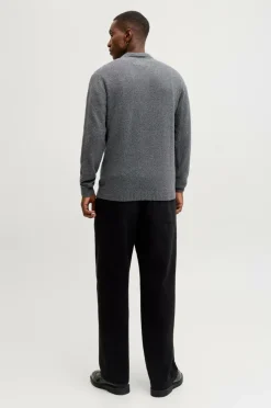 Jack & Jones Pullover jprblaMaverick Knit Pack BF LN Grey melange Outlet