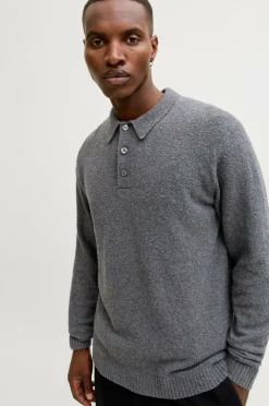 Jack & Jones Pullover jprblaMaverick Knit Pack BF LN Grey melange Outlet