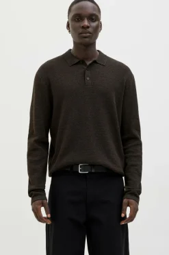 Jack & Jones Poloshirts>Pullover jjeGeorge Knit Polo LS SN Delicioso