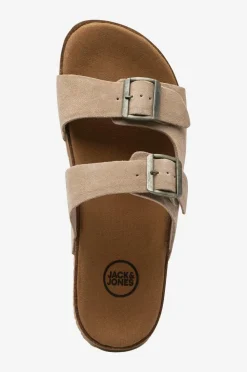Jack & Jones Sandaler jfwLouis Suede Sandal Plaza taupe Hot