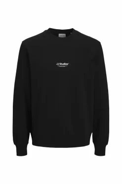Jack & Jones Sweatshirt jjeSoho Sweat Crew Neck Pls Black Discount