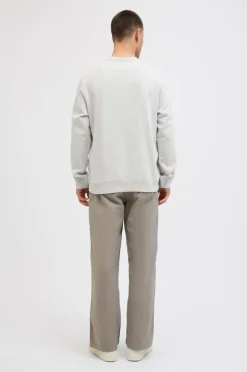 Jack & Jones Sweatshirt jorNorrebro Emb Sweat Crew White melange New