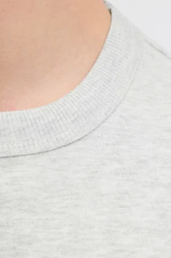 Jack & Jones Sweatshirt jorNorrebro Emb Sweat Crew White melange New