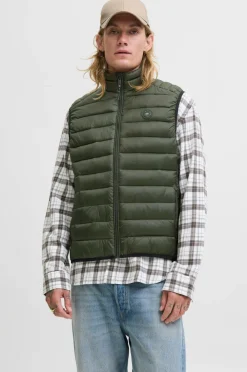 Jack & Jones Jakker & Frakker>Vest jjeBradley Light Bodywarmer Collar Rosin