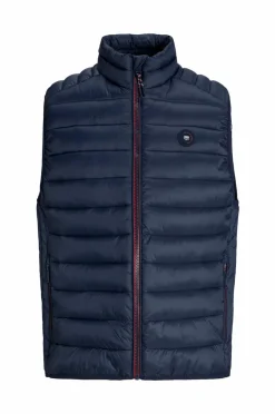 Jack & Jones Jakker & Frakker>Vest jjeBradley Light Bodywarmer Collar Sky captain