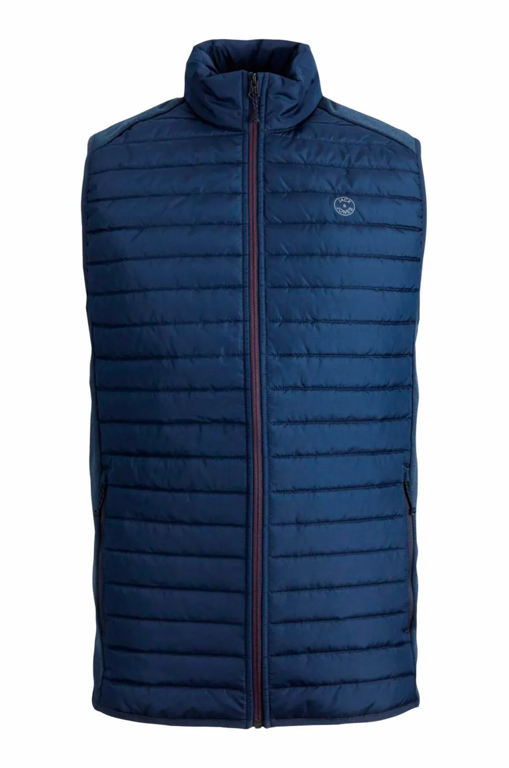 Jack & Jones Jakker & Frakker>Vest jjeMulti Bodywarmer Collar Noos Navy blazer