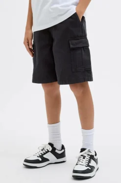 Jack & Jones Junior Cargo shorts jpstKarl jjAvery Cargo Shorts Jnr Black Outlet