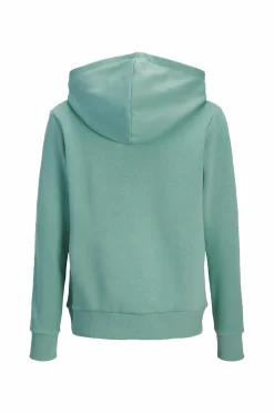 Jack & Jones Sweatshirts & Hoodies>Junior Hættetrøje jjeCaleb Varsity Sweat Hood Noos JN Mineral blue
