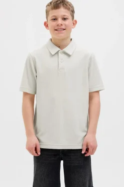 Jack & Jones Skjorter>Junior Skjorte jprBlaben SS Polo Jnr Cloud dancer