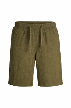 Jack & Jones Junior Shorts jpstJaiden jjCrinkle Jogger Short Jnr Olive night Sale
