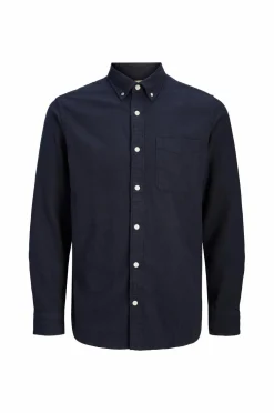 Jack & Jones Junior Skjorte jprBlubrook Twill Solid Dark navy Sale