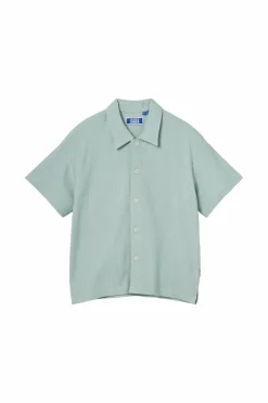 Jack & Jones Junior Skjorte jorJasper Button Through Shirt SS Jnr Gray mist Outlet