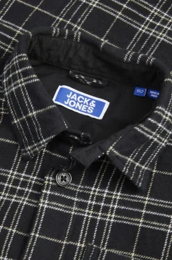 Jack & Jones Junior Skjorte jorJames Flannel Check Shirt LS Jnr Tap shoe Clearance