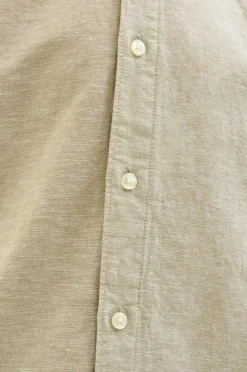 Jack & Jones Skjorter>Junior Skjorte jjBreeze Linen Blend Shirt SS SN Jnr Crockery