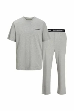 Jack & Jones Sæt Til Børn>Junior Sæt jacEverest SS Tee And Pants W J Light grey melange