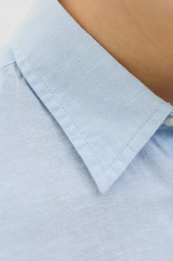 Jack & Jones Junior Skjorte jjeBreeze Linen Blend Shirt LS SN J Chambray blue