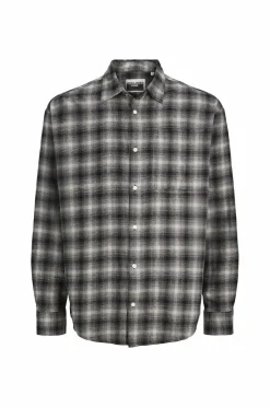 Jack & Jones Skjorter>Junior Skjorte jcOcover Checked Flannel Pavement