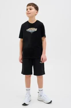 Jack & Jones Junior Sweatshorts jpstVesterbro Sweat Shorts Gms Jnr Black Sale