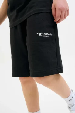 Jack & Jones Junior Sweatshorts jpstVesterbro Sweat Shorts Gms Jnr Black Sale