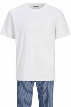 Jack & Jones Junior Sæt jacBasic Tee And Woven Pants Giftb Jnr White Sale