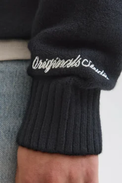 Jack & Jones Junior Trøje jorNorrebro Knit Crew Neck LN Jnr Black Sale