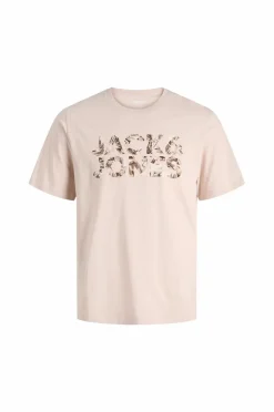 Jack & Jones Toppe & T-Shirts>Junior T-shirt jjeJeff Logo SS SN Jnr Moonbeam