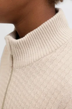Jack & Jones Junior Turtleneck trøje jprBlubarkley Knit Half Zip Jnr Simply taupe Clearance