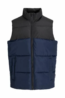 Jack & Jones Junior Vest jjmAze Bodywarmer Collar Jnr Sky captain Hot