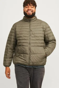 Jack & Jones Jakker & Frakker>Plus Jakke jjeState Packable Puffer Collar Canteen