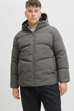 Jack & Jones Plus Pufferjakke jjGlobal Puffer Jacket Pls Castlerock