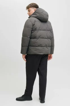 Jack & Jones Plus Pufferjakke jjGlobal Puffer Jacket Pls Castlerock