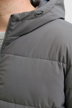 Jack & Jones Plus Pufferjakke jjGlobal Puffer Jacket Pls Castlerock