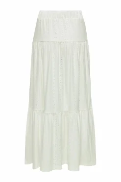 JDY Nederdele>Maxi nederdel Cathinka Ancle Skirt Jrs Cloud dancer