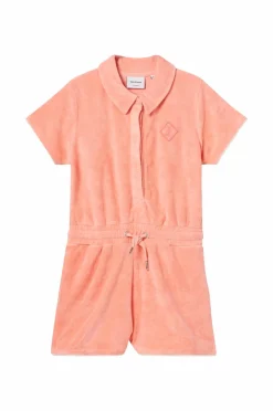 Juicy Couture Jumpsuits>Overalls Juicy Towelling Playsuit Hvid/rosa/lilla18