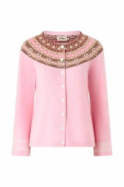 Jumperfabriken Cardigan Vendela Pink Online
