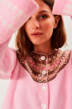 Jumperfabriken Cardigan Vendela Pink Online