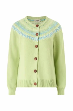 Jumperfabriken Trøjer & Cardigans>Cardigan Joelle Green