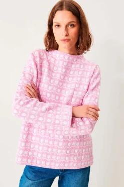 Jumperfabriken Pullover Aliette Pink Hot