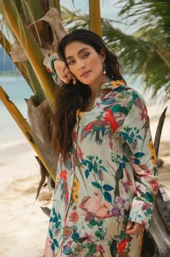 KAANDA Beach life Strandkjole Cheetah Shirt Dress Humming bird Best