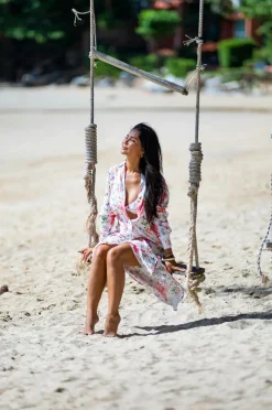 KAANDA Beach life Strandkjole shirt dress resort collection Butterfly Outlet