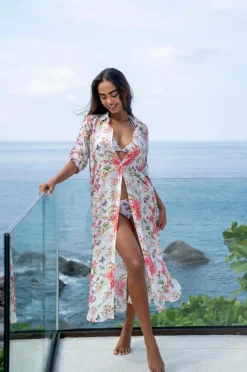 KAANDA Beach life Strandkjole shirt dress resort collection Butterfly Outlet